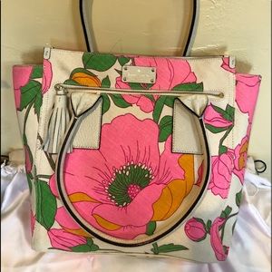 Kate Spade canvas tote